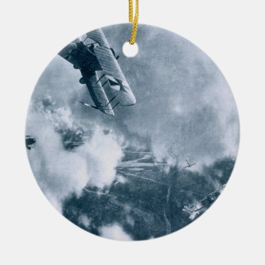 Luchtvesting aan het Westerne front, de Eerste Wer Keramisch Ornament (Voorkant)