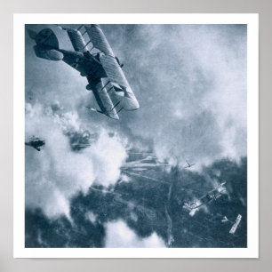 Luchtvesting aan het Westerne front, de Eerste Wer Poster