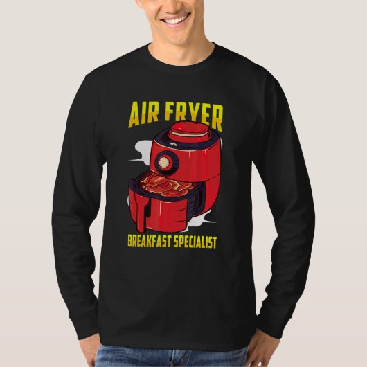 Luchtveter geïnspireerd door Bacon Air Fring Relat T-shirt (Voorkant)