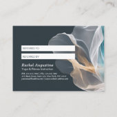 Luchtvliegen Air Yoga Instructeur Pilates Fitness Aanbevelingskaartje (Achterkant)