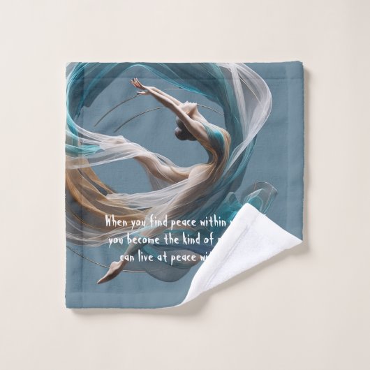 Luchtvliegen Air Yoga Instructeur Pilates Fitness Bad Handdoek (Wasdoekje)