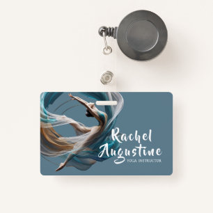 Luchtvliegen Air Yoga Instructeur Pilates Fitness Badge
