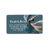 Luchtvliegen Air Yoga Instructeur Pilates Fitness Etiket (Voorkant)