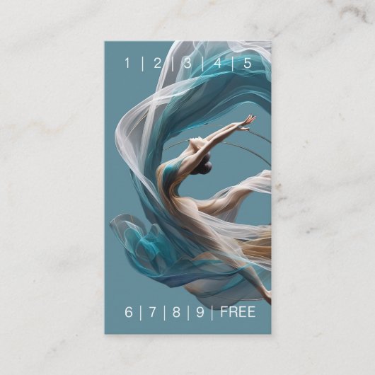 Luchtvliegen Air Yoga Instructeur Pilates Fitness Klantenkaartje (Voorkant)