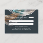 Luchtvliegen Air Yoga Instructeur Pilates Fitness Kortingskaartje (Achterkant)