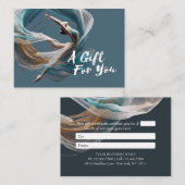 Luchtvliegen Air Yoga Instructeur Pilates Fitness Kortingskaartje (Voorkant / Achterkant)