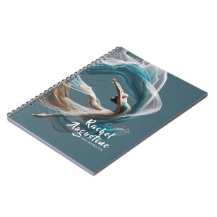 Luchtvliegen Air Yoga Instructeur Pilates Fitness Notitieboek