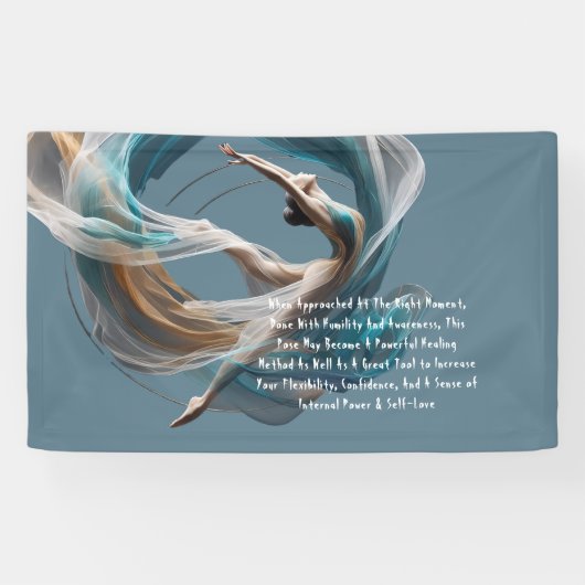 Luchtvliegen Air Yoga Instructeur Pilates Fitness Spandoek (Horizontaal)