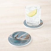 Luchtvliegen Air Yoga Instructeur Pilates Fitness Zandsteen Onderzetter (Zijkant)