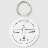 Luchtvliegtuig Sleutelhanger (Voorkant)