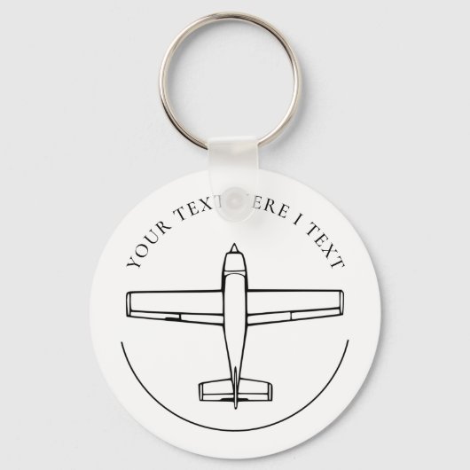 Luchtvliegtuig Sleutelhanger (Voorkant)