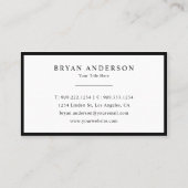 Luchtvliegtuig Visitekaartje (Achterkant)