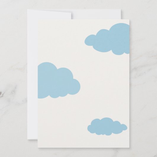 LUCHTVLIEGTUIG VLIEG VERJAARDAG KAART (Achterkant)