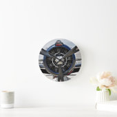 Luchtwandklok Ronde Klok (Huis)