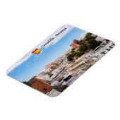 Luchtzicht op de haven en stad Ciutadella - Menorc Magneet (Linkerzijde)
