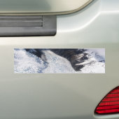 Luchtzicht op Franz Josefgletsjer, Nieuw-Zeeland Bumpersticker (Op auto)