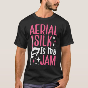 Luchtzijde Aerialist Ik hang aan een draad T-shirt