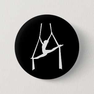 Luchtzijde Danser Trapeze Aerialist Air Yoga Ronde Button 5,7 Cm