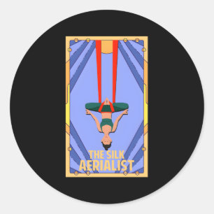 Luchtzijde De Zijde Aerialist Ronde Sticker