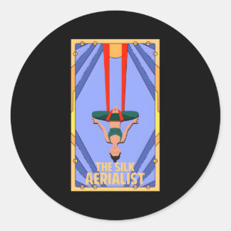 Luchtzijde De Zijde Aerialist Ronde Sticker