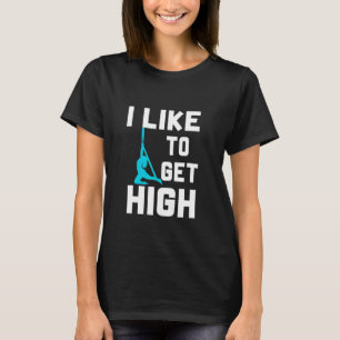 Luchtzijde Kunstenaar Lucht Hoepel Danser Luchtacr T-shirt