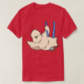 Luchtzijde Zijde Kip T-shirt (Design voorkant)