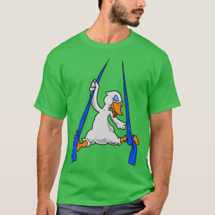 luchtzijde zwaan t-shirt