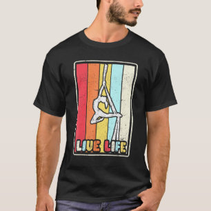 Luchtzijden Danser Aerialist Lucht Yoga Acrobatiek T-shirt