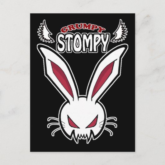Luci het grumpy stompy briefkaart (Voorkant)