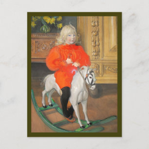 Lucia Day Rockingpaard Briefkaart