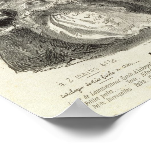 Lucia de Lammermoor' de opera Poster (Hoek)