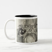 Lucia de Lammermoor' de opera Tweekleurige Koffiemok (Links)