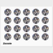 "Lucia" Gothic Flower Moon Fairy Art Stickers (Vel)