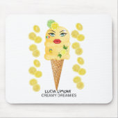 Lucia Limone Gelato Creamy Dreamies Muismat (Voorkant)