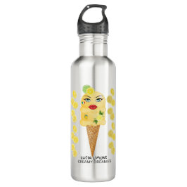 Lucia Limone Water Bottle Creamy Dreamies Waterfles