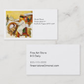 Lucia Rides the Jul Goat Visitekaartje (Voorkant / Achterkant)