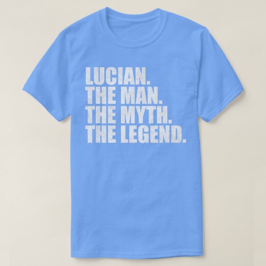 LucianLucian Naam Lucian voornaam T-shirt (Design voorkant)