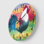 Luciano Rooster - Wall Clock Grote Klok (Hoek)