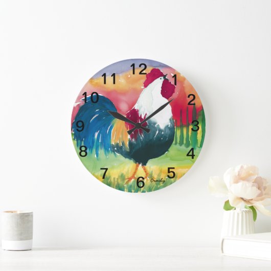 Luciano Rooster - Wall Clock Grote Klok (Huis)