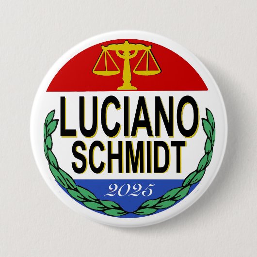 Luciano Schmidt tak2 Ronde Button 7,6 Cm (Voorkant)
