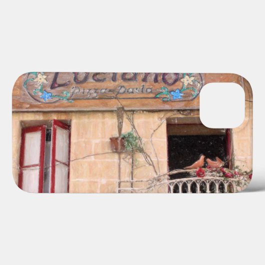 Luciano's Pizza Case-Mate iPhone Case (Achterkant (horizontaal))