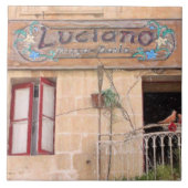 Luciano's Pizza Tegeltje (Voorkant)