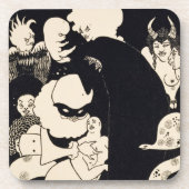 Lucians trange Creatures, illustratie van 'Luc' Bier Onderzetter (Voorkant)