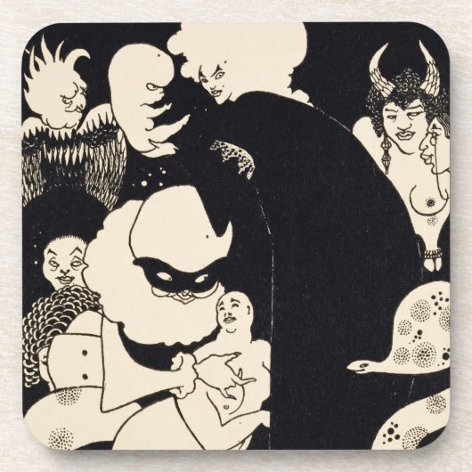 Lucians trange Creatures, illustratie van 'Luc' Bier Onderzetter (Voorkant)