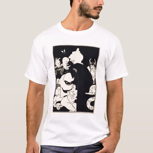 Lucians trange Creatures, illustratie van 'Luc' T-shirt (Voorkant)