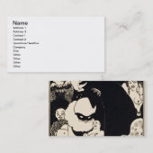 Lucians trange Creatures, illustratie van 'Luc' Visitekaartje (Voorkant / Achterkant)