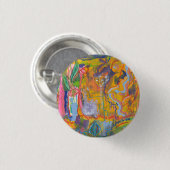 Lucid Dreamweaver Pink Rainbow Abstract schilderen Ronde Button 3,2 Cm (Voorkant /achterkant)