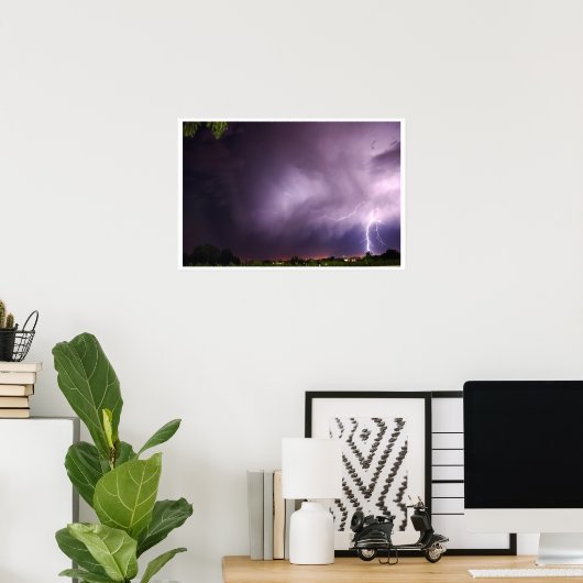 Lucid Lightning Poster (Thuiskantoor)