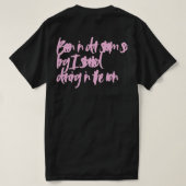 'Lucid Livin' Hart gebroken T-shirt (Design achterkant)