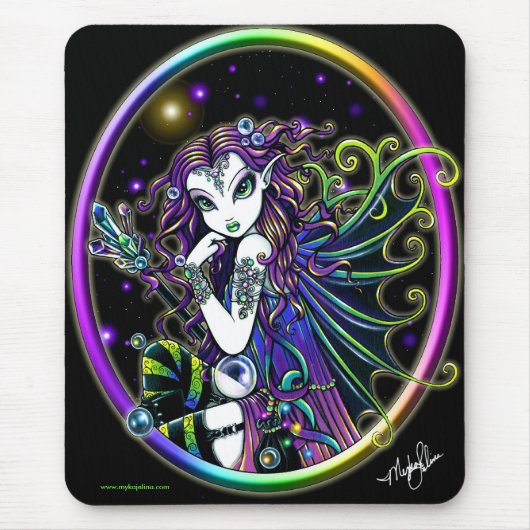 Lucida Crystal Rainbow Fairy Mousepad Muismat (Voorkant)